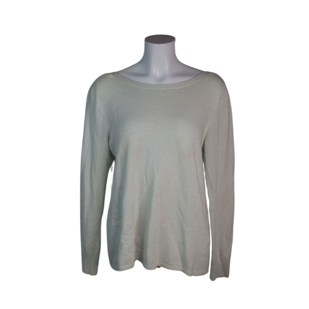 Banana Republic Tie Back Sweater Filpucci Italian Yarn Light Blue Womens Large